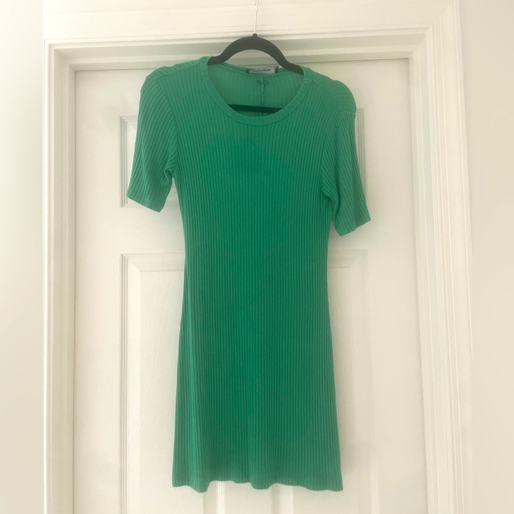 Green Reformation dress